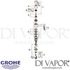 Grohe Concetto Single-Lever Sink Mixer Spares